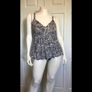 Pretty Ruffled Swimdress Size 16